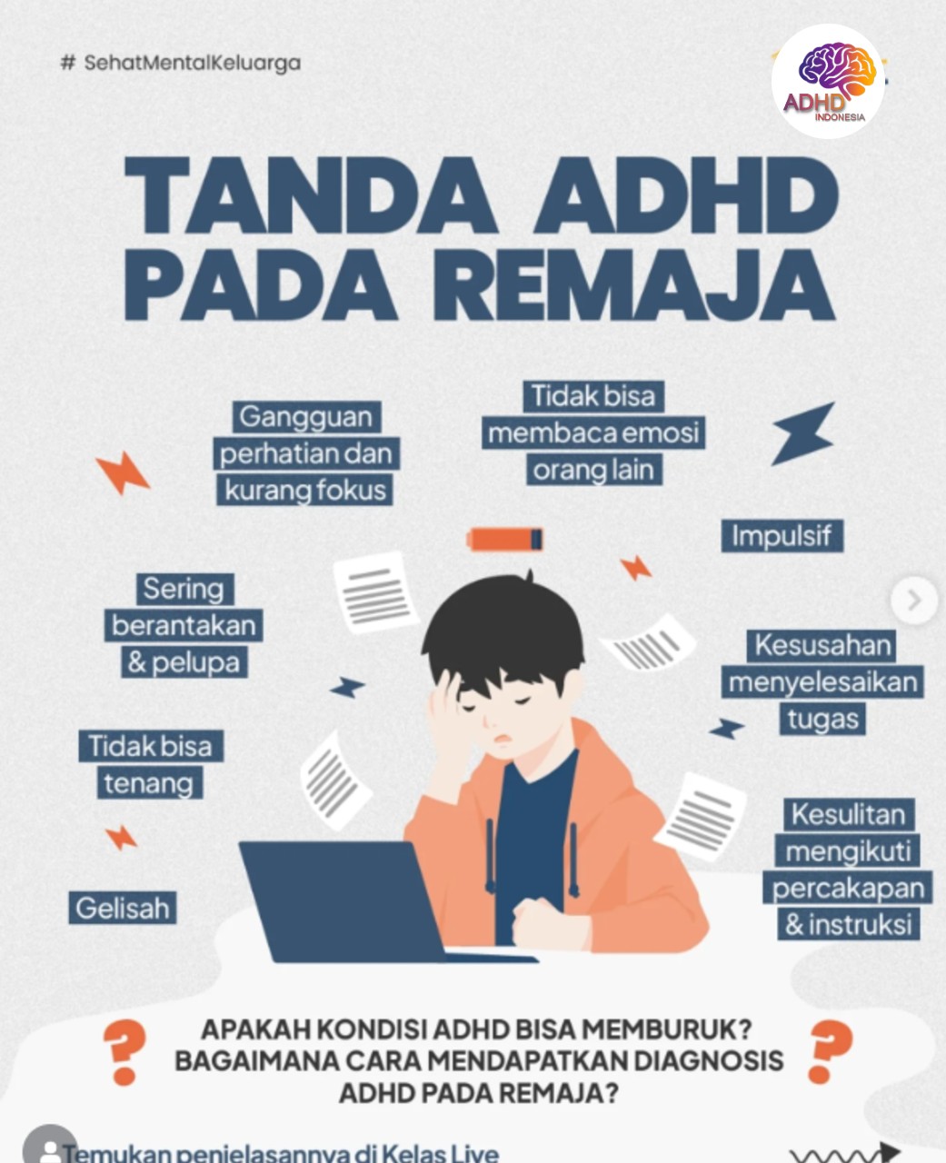 Screening ADHD Non-Diagnostik: Edukasi Awal bagi Orang Tua di Kabupaten Kapuas
